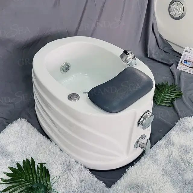 Foot Bath Basin Soaking Feet with Pedicure Foot Rest Massage studio view 1