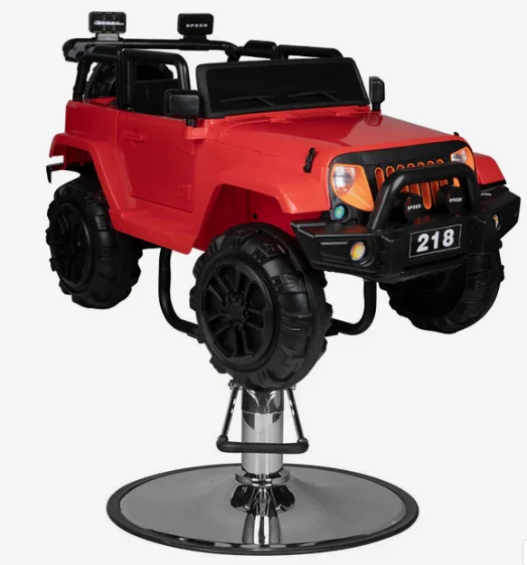 Hair Beauty Salon Furniture Hydraulic Kid Models of Various Cars Chair Children Barber Chair Baby Hairdressing Chair studio view 1